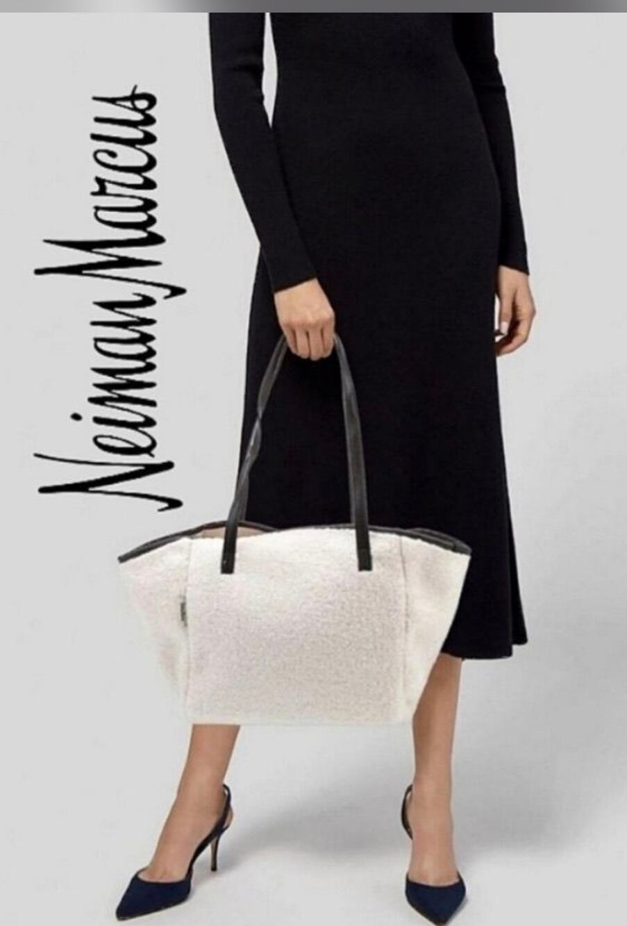 NEIMAN MARCUS
Faux Fur Shoulder Bag